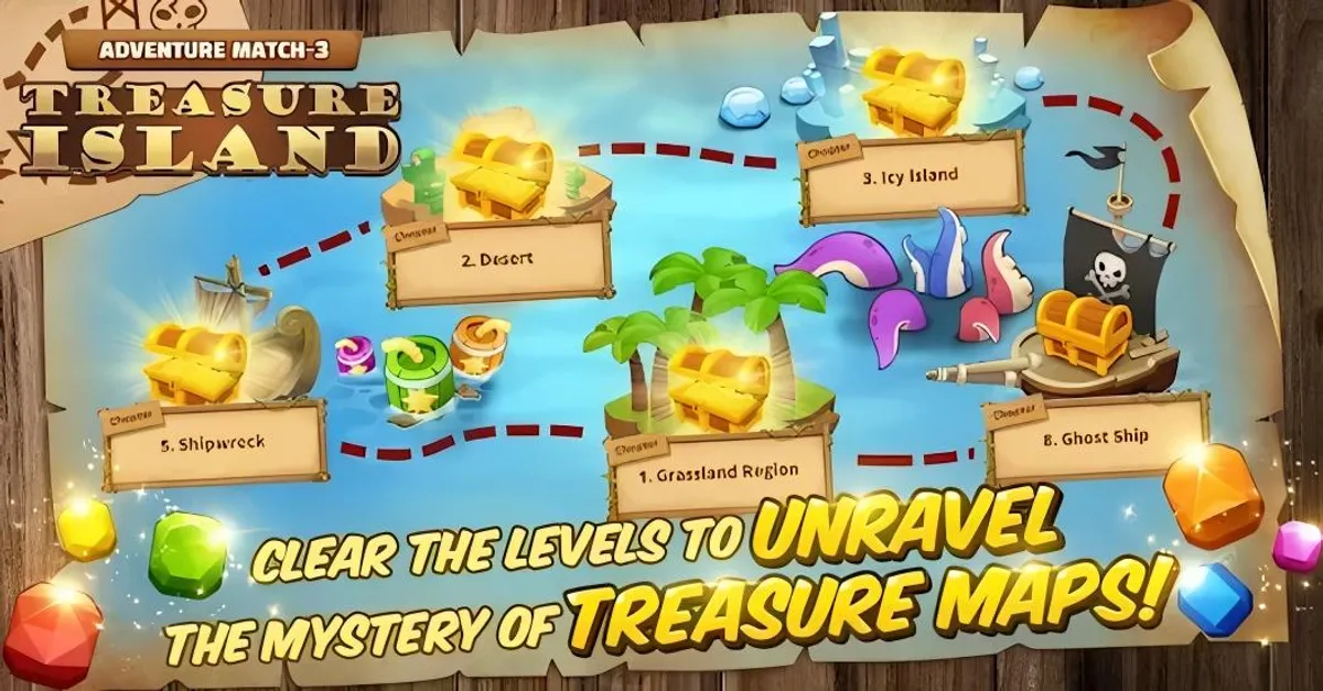 Treasure Island Game gameplay screenshot